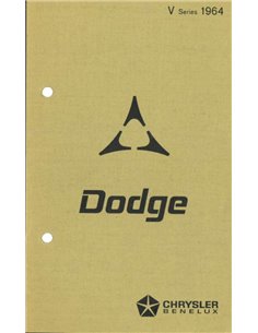 1964 DODGE V SERIES PROSPEKT NIEDERLÄNDISCH