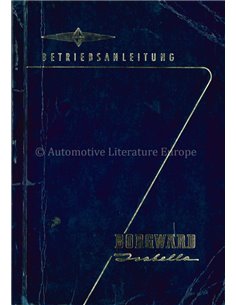 1959 BORGWARD ISABELLA INSTRUCTIEBOEKJE DUITS