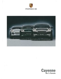 2005 PORSCHE CAYENNE HARDBACK BROCHURE GERMAN