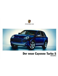 2006 PORSCHE CAYENNE TURBO S BROCHURE GERMAN