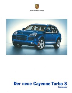 2006 PORSCHE CAYENNE TURBO S PROSPEKT DEUTSCH