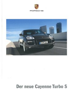 2009 PORSCHE CAYENNE TURBO S BROCHURE GERMAN