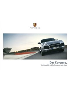 2005 PORSCHE CAYENNE PROSPEKT DEUTSCH