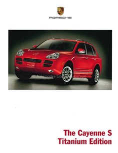 2007 PORSCHE CAYENNE S TITANIUM EDITION BROCHURE ENGLISH