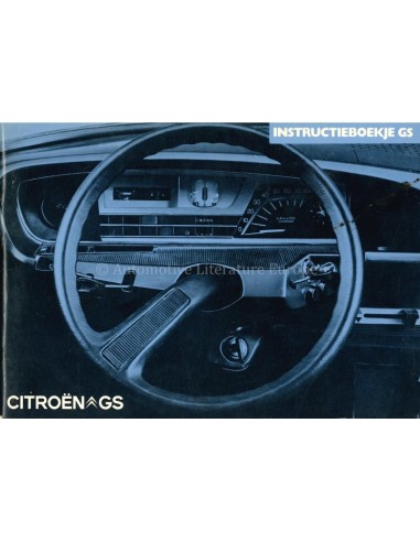 1971 CITROEN GS BETRIEBSANLEITUNG...