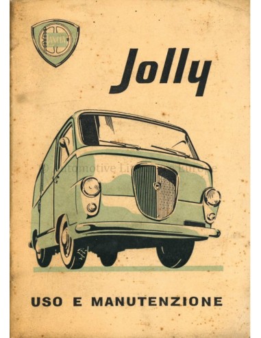 1963 LANCIA JOLLY BETRIEBSANLEITUNG...