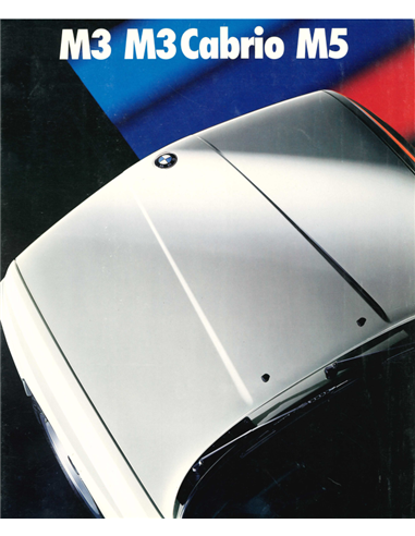 1990 BMW M3 CONVERTIBLE M5 BROCHURE GERMAN