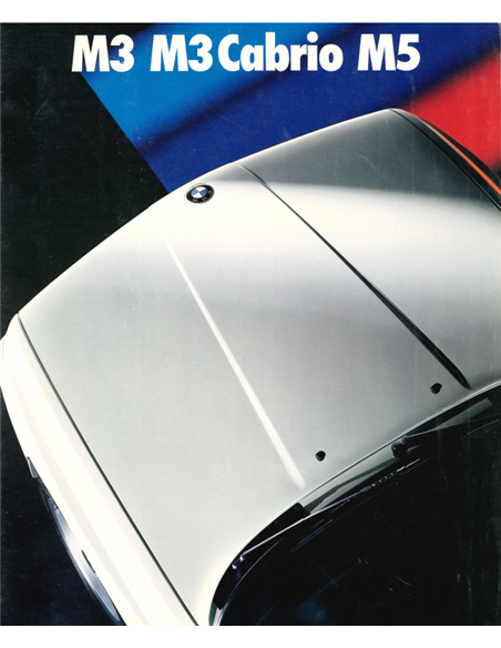 1990 BMW M3 CABRIOLET M5 PROSPEKT DEUTSCH
