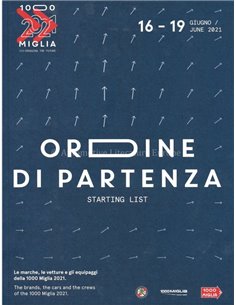 2021 MILLE MIGLIA JAARBOEK ITALIAANS / ENGELS