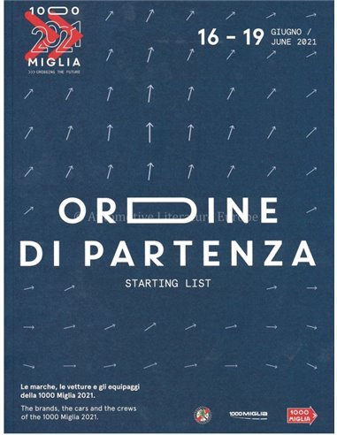 2021 MILLE MIGLIA YEARBOOK ITALIAN / ENGLISH