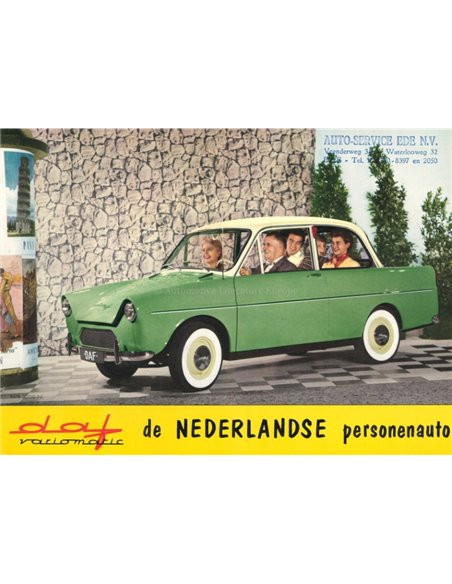 1959 DAF VARIOMATIC LEAFLET NEDERLANDS