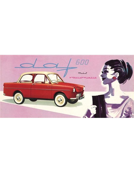 1960 DAF 600 VARIOMATIC BROCHURE DUITS