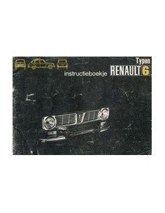 1972 RENAULT 6 INSTRUCTIEBOEKJE NEDERLANDS