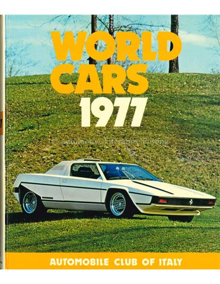 1977 WORLD CARS - AUTOMOBILE CLUB OF ITALY - BOEK