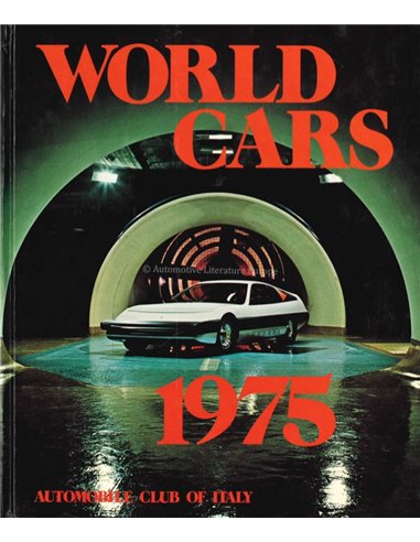 1975 WORLD CARS - AUTOMOBILE CLUB OF ITALY - BOEK