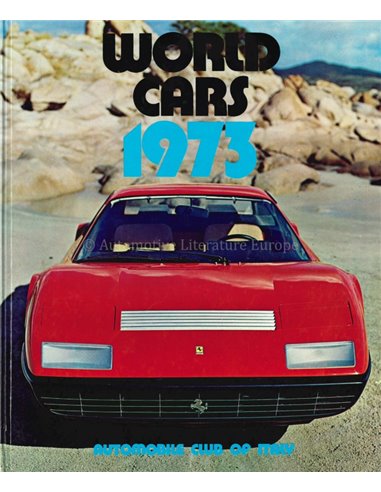 1973 WORLD CARS - AUTOMOBILE CLUB OF ITALY - BOOK