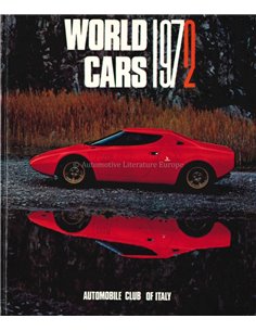 1972 WORLD CARS - AUTOMOBILE CLUB OF ITALY - BOEK