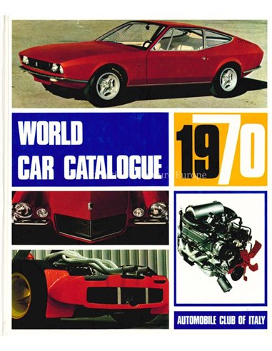 1970 WORLD CARS - AUTOMOBILE CLUB OF ITALY - BOOK