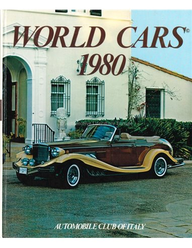 1980 WORLD CARS - AUTOMOBILE CLUB OF ITALY - BOOK