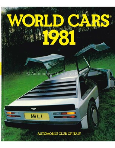 1981 WORLD CARS - AUTOMOBILE CLUB OF ITALY - BOEK
