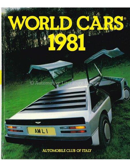 1981 WORLD CARS - AUTOMOBILE CLUB OF ITALY - BOOK