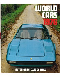 1976 WORLD CARS - AUTOMOBILE CLUB OF ITALY - BOEK