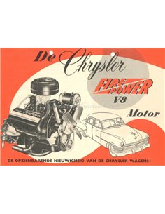 194? CHRYSLER V8 FIRE POWER BROCHURE DUTCH