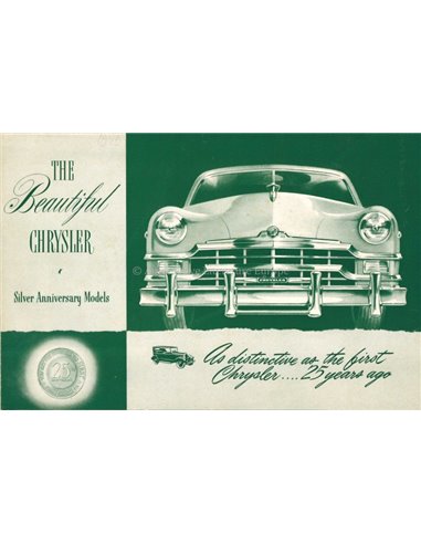 1949 CHRYSLER 25 YEARS BROCHURE ENGELS (USA)