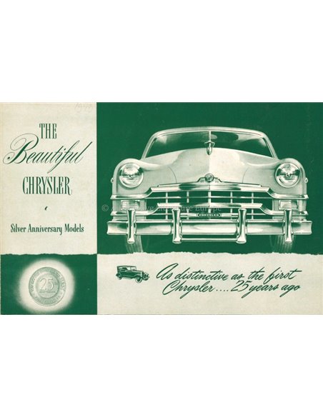 1949 CHRYSLER 25 YEARS BROCHURE ENGLISH (USA)