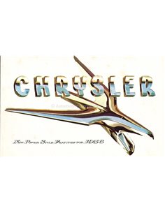 1956 CHRYSLER RANGE BROCHURE ENGELS (USA)