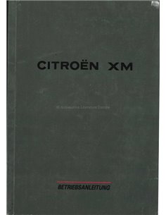 1993 CITROEN XM INSTRUCTIEBOEKJE DUITS