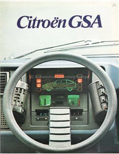 1980 CITROËN GSA BROCHURE FRANS
