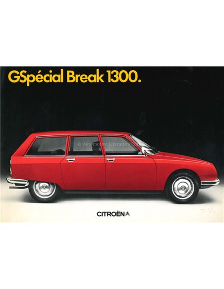 1980 CITROËN GSPÉCIAL BROCHURE FRANS