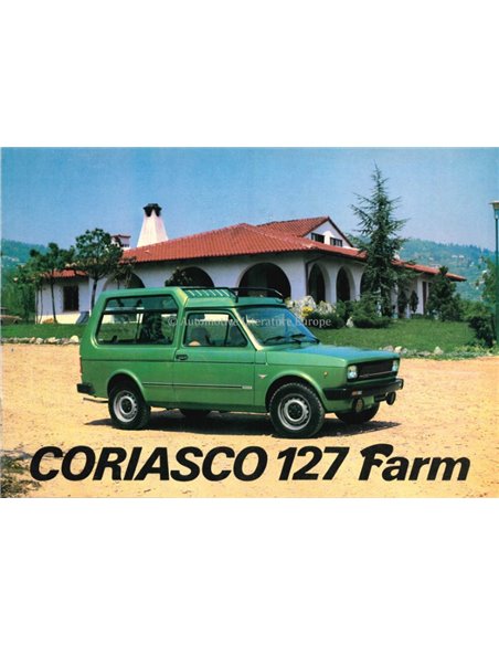 1980 FIAT CORIASCO 127 BROCHURE ITALIAN