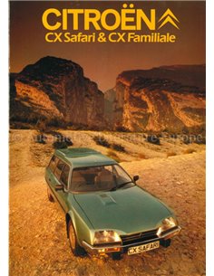 1982 CITROËN CX SAFARI & FAMILIALE BROCHURE ITALIAN