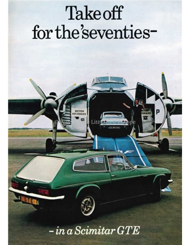 197? SCIMITAR GTE PROSPEKT ENGLISCH