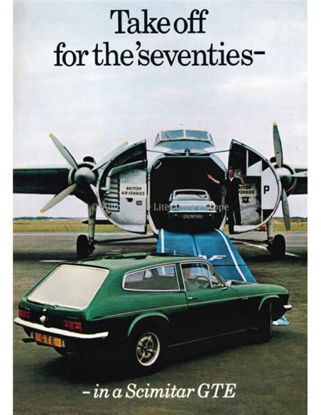 197? SCIMITAR GTE PROSPEKT ENGLISCH