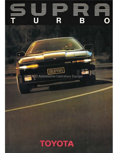 1984 TOYOTA SUPRA TURBO PROSPEKT ITALIENISCH