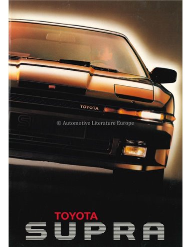 1986 TOYOTA SUPRA PROSPEKT