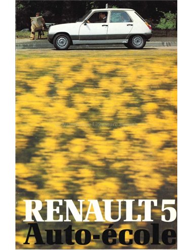 1981 RENAULT 5 BROCHURE FRENCH