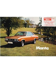 1973 OPEL MANTA BROCHURE ENGELS