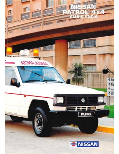 1991 NISSAN PATROL AMBULANCE BROCHURE SPANISH