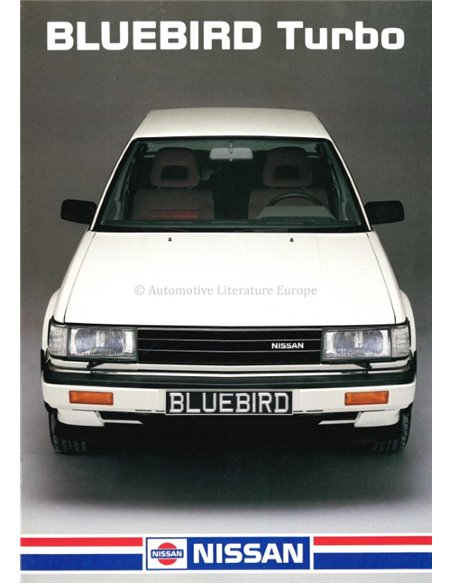 1986 NISSAN BLUEBIRD TURBO BROCHURE FRENCH