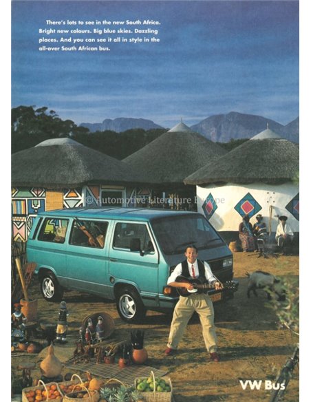 1991 VOLKSWAGEN TRANSPORTER BROCHURE ENGELS