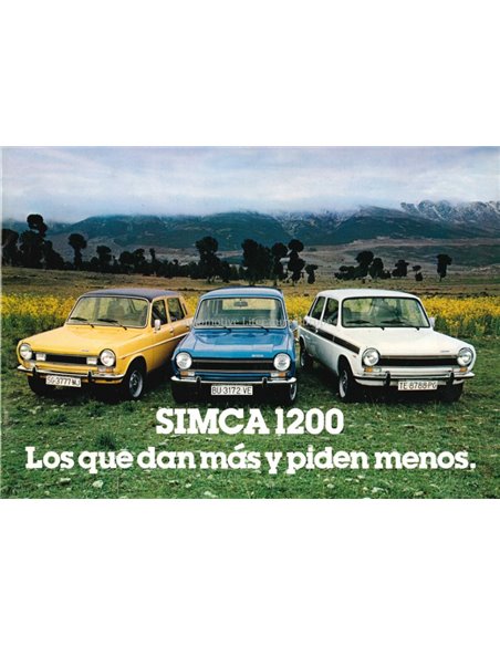 1978 SIMCA 1200 PROSPEKT SPANISCH