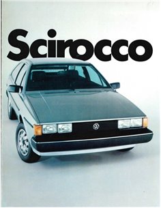 1982 VOLKSWAGEN SCIROCCO  BROCHURE NEDERLANDS