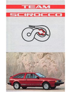 1982 VOLKSWAGEN TEAM SCIROCCO  BROCHURE NEDERLANDS