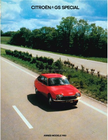 1980 CITROËN GS SPECIAL BROCHURE FRENCH