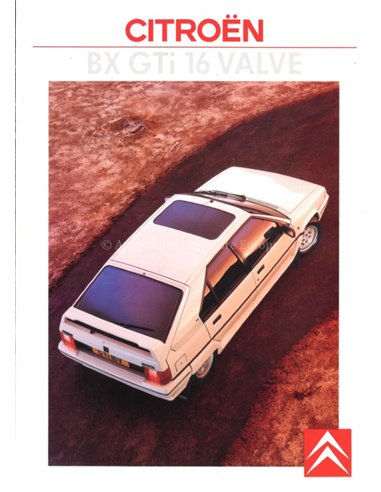 1987 CITROEN BX GTI 16 PROSPEKT ENGLISCH