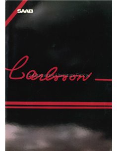 1986 SAAB 9000 CARLSSON BROCHURE ENGLISH